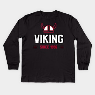 Viking Since 1996 Kids Long Sleeve T-Shirt